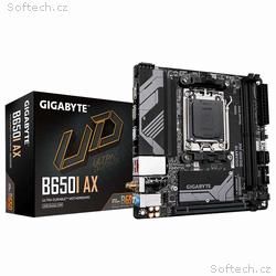 GIGABYTE MB Sc AM5 B650I AX, AMD B650, 2xDDR5, 1xD