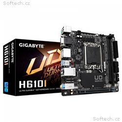 GIGABYTE MB Sc LGA1700 H610I, Intel H610, 2xDDR5, 