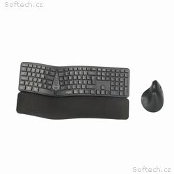 RAPOO Set klávesnice a myš 8810ME, Multi-mode, Bez