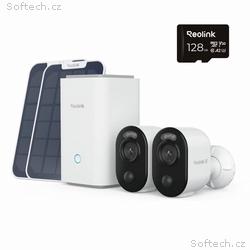 REOLINK Home Hub, 2x Argus Series B350 + 2x Solar 