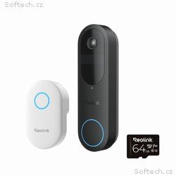 REOLINK bezpečnostní video zvonek D340B + Chime + 