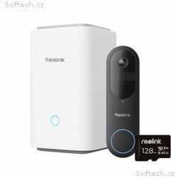 REOLINK bezpečnostní video zvonek D340B + Hub 1 + 