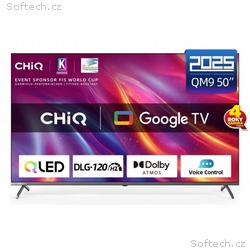 CHiQ U50QST TV 50", UHD, QLED, ultratenká, Google 