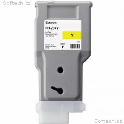 Canon cartridge PFI-207Y (PFI207Y), Yellow, 300ml