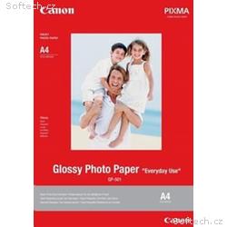 Canon fotopapír GP-501, 10x15cm, 50ks, lesklý, 200