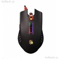 A4tech herní myš BLOODY Q81, 3200DPI, USB, RGB, če