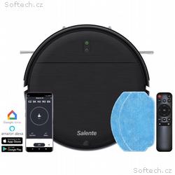 Salente R2, robotický vysavač, stírání vodou, nabí