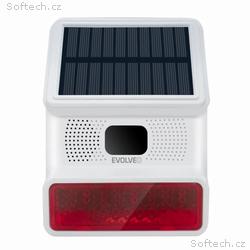 EVOLVEO bezd. siréna se solárním napájením pro Sec