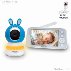 EVOLVEO Baby Monitor N5 - Set videochůvičky s 360°