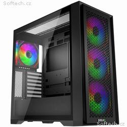 EVOLVEO Rhino, eATX, ATX, 4x ARGB, bočnice sklo, m