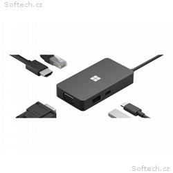Microsoft Surface USB-C Travel Hub, Black