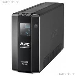 APC Back-UPS Pro BR 650VA, 6 Outlets, AVR, LCD Int