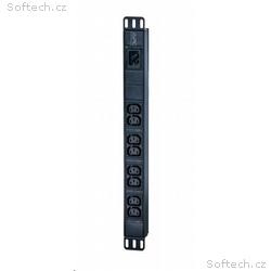 APC Easy PDU, Basic, 1U, 16A, 230V, (8)C13, IEC C2