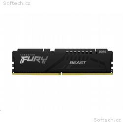 KINGSTON DIMM DDR5 16GB 5200MT, s CL40 FURY Beast 
