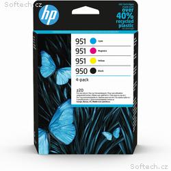 HP 950 Black, 951 CMY Original Ink Cartridge 4-Pac