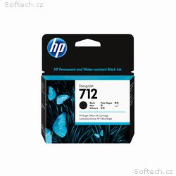 HP 712 80-ml Black DesignJet Ink Cartridge