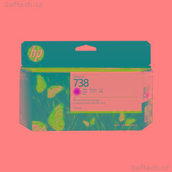 HP 738 130-ml Yellow DesignJet Ink Cartridge