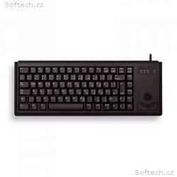 CHERRY klávesnice G84-4400, trackball, ultralehká,