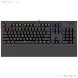 Endorfy Omnis Blue, Drátové USB-A, US layout, Čern
