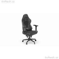Endorfy herní židle Scrim BK textil, kůže