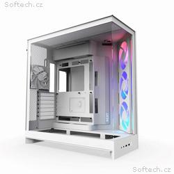 NZXT skříň H9 Flow ARGB dvoukomorová ATX, 3xRGB 14
