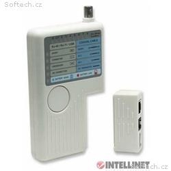 Intellinet Cable Tester, 4-in-1, RJ11, RJ45, USB a