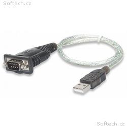 MANHATTAN převodník z USB na sériový port (USB AM,