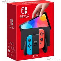Nintendo Switch OLED Neon Blue, Neon Red
