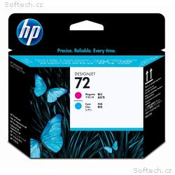 HP 72 Magenta + Cyan DJ Printhead, C9383A