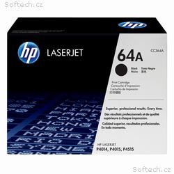 HP 64A Black LJ Toner Cart, CC364A (10,000 pages)
