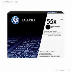 HP 55X Black LJ Toner Cart, CE255X (12,500 pages)