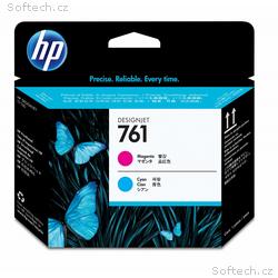 HP 761 Magenta and Cyan Printhead