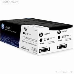 HP 78A Black 2-pack LJ Toner Cart, CE278AD (2,100,