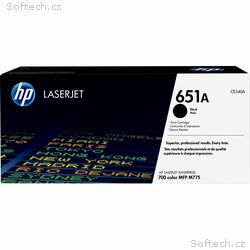 HP 651A Black LJ Toner Cart, CE340A (13,500 pages)
