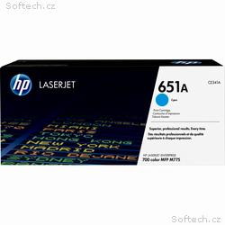 HP 651A Cyan LJ Toner Cart, CE341A (16,000 pages)