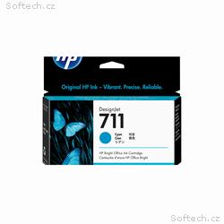 HP 711 Cyan DJ Ink Cart, 29 ml, CZ130A