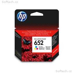 HP 652 Tri-color Original Ink Advantage Cartridge,