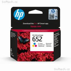 HP 652 Tri-color Original Ink Advantage Cartridge,