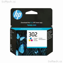HP 302 Tri-color Original Ink Cartridge,, F6U65AE 