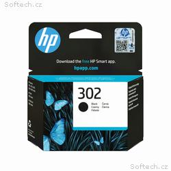 HP 302 Black Original Ink Cartridge,, F6U66AE (190