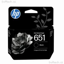 HP 651 Black Original Ink Advantage Cartridge, C2P