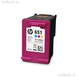 HP 651 Tri-color Original Ink Advantage Cartridge,