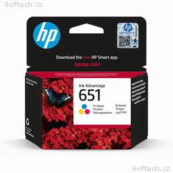 HP 651 Tri-color Original Ink Advantage Cartridge,