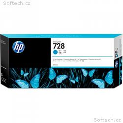 HP Ink Cartridge 728, Cyan, 300 ml