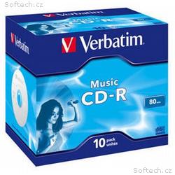 VERBATIM CD-R(10-pack)Audio, Live it!, Colour, Jew