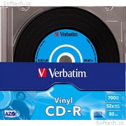 VERBATIM CD-R(10-Pack)Slim, Vinyl, DLP, 52x, 700MB