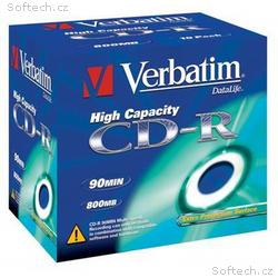 VERBATIM CD-R(10-Pack)Jewel, EP, DL, 40x, 90min, 8