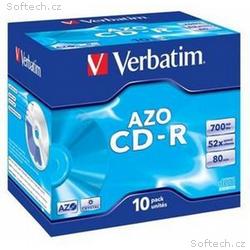 VERBATIM CD-R(10-Pack)Jewel, Crystal, DLP, 52x, 70