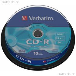 VERBATIM CD-R(10-Pack)Spindle, EP, DL, 52x, 700MB