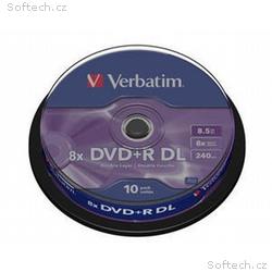 VERBATIM DVD+R(10-pack) Double layer, 8x, 8.5GB, s